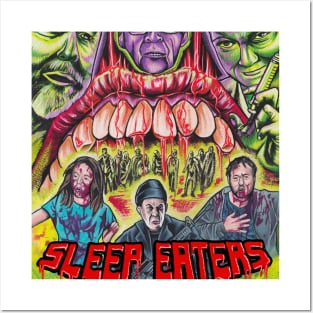 Original "SLEEP EATERS" Poster Design (Variation 3) Posters and Art